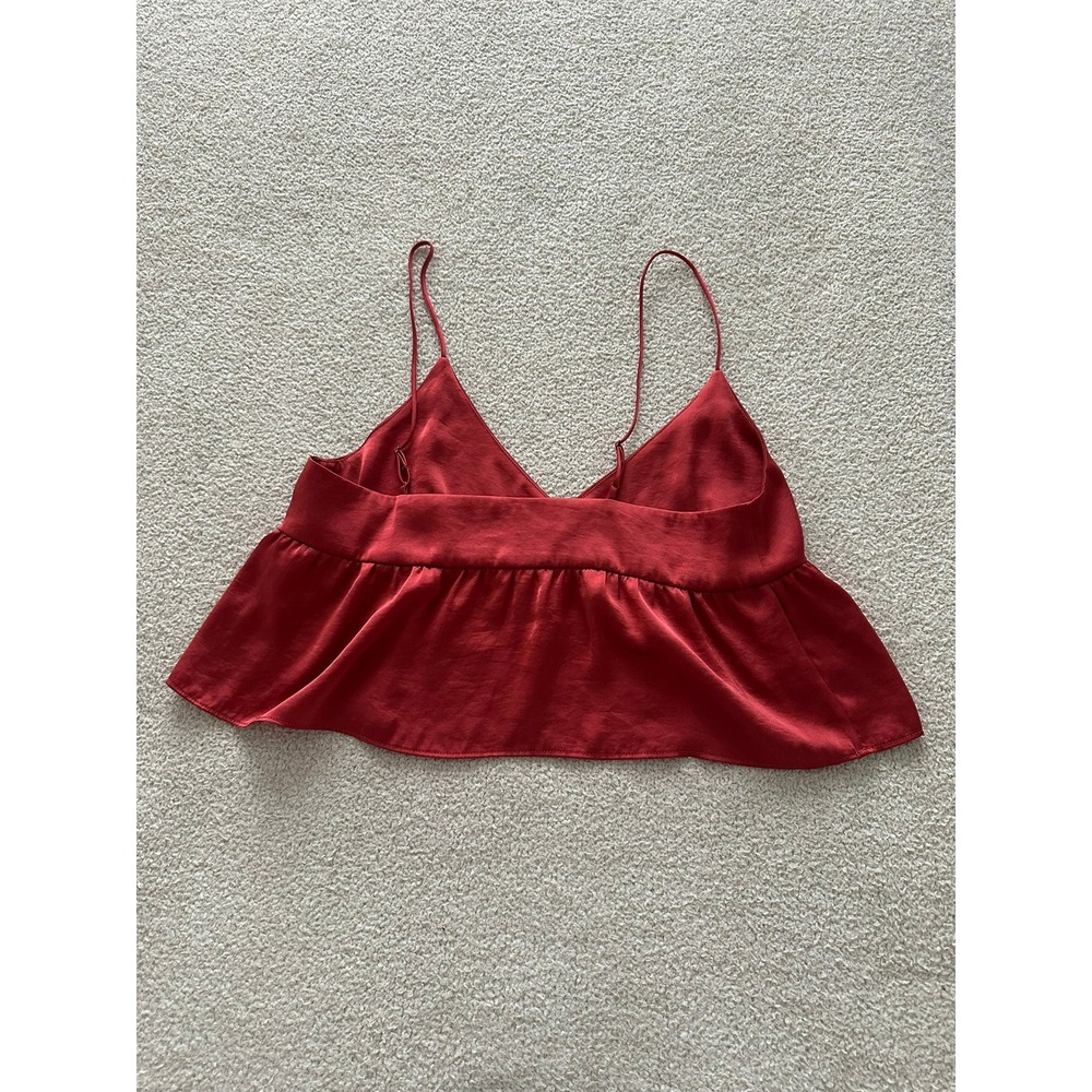 Aritzia Wilfred Lover Satin Camisole size XS in Red - Picture 5 of 5